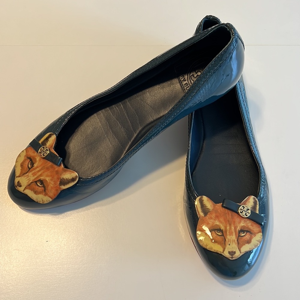 Tory Burch Fox flats 6.5